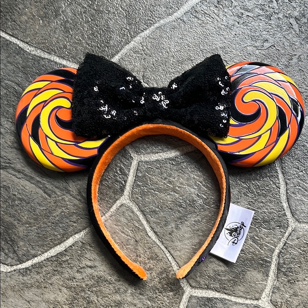 Halloween Candy Swirl Minnie Mouse Ear Headband - Disney
